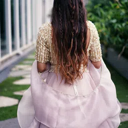 Aaryaa By Kashveen Kohli Embroidered Ready to Wear Lehenga & Blouse With Dupatta image 2