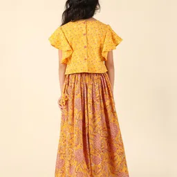 Fabindia Girls Printed Ready to Wear  Lehenga & Blouse image 5