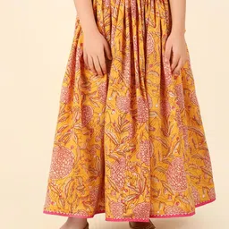 Fabindia Girls Printed Ready to Wear  Lehenga & Blouse image 4