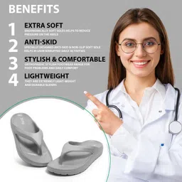 doctor health super soft Newly Launch | Classic Ultra Soft | Cushion | Comfortable|Premium|Stylish|Trendy Women Flip Flops image 5