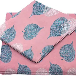 vas collections 160 TC Microfiber Double Printed Flat Bedsheet image 3