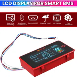 amicisolar LCD Display for DALY BMS with UART Port | Real-Time Monitoring for Smart BMS Digital Voltage Tester image 3