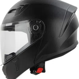 steelbird air SBA-19 R2K DASHING FLIP-UP BLACK 600 MM Motorsports Helmet image 3