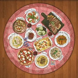 webby Noozles Italian Food Wooden Puzzle for Boys and Girls image 5