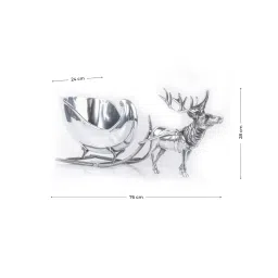 Gibox Reindeer Carriage Wine Cooler Ice Cube Bucket Beer Wine Chiller Barware D cor image 2