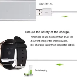 SANNO WORLD Power Sharing Cable 0.6 m Universal USB Watch Charger, Magnetic 4 pin, 4mm Adapter image 4