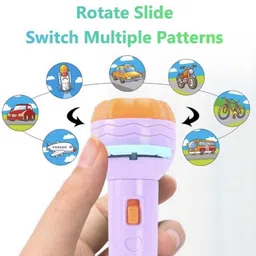 toonkiz Mini Slide Projector Torch for Kids with Animal Patterns-picture-28