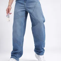 glitchez Men Regular Mid Rise Blue Jeans-picture-14