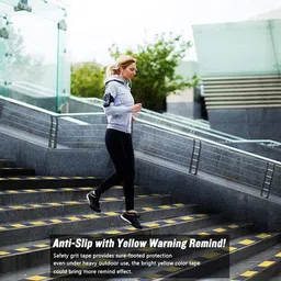 lifekrafts Anti Slip Tape, Anti Skid Tape, Non Skid Non Slip Tape For Slippery Areas,Stair Case,Outdoor 10 meter*50mm Good Grip , Friction, Safety Anti Slip Tape, (Manual) image 5