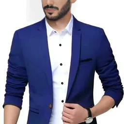 darbar in Men Solid Single Breasted Casual, Formal, Party, Festive & Wedding Blazer-picture-25
