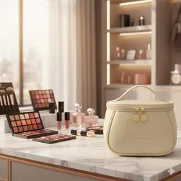 heboo Women White Cosmetic Bag-picture-20