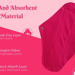 nilamagal Washable & Reusable Leak Proof Panty Liner (Size length-290mm) Pantyliner image 4