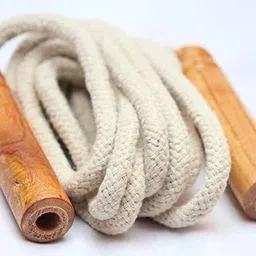 kbb Exercise Skipping Rope for Weight Loss and Speed Training (1 Pc) White image 3