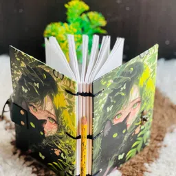 nizam handiicraft Beautifully designed diary Notebook With Lock Clasp A5 Diary Unruled A5 Diary 100 200 Pages image 3