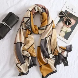 hrcollectionnew Printed Viscose Women Multicolor Stole-picture-22