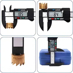 d2n Electronic Carbon Fiber 150mm Digital Vernier Caliper LCD Display Stainless Steel 0.01mm Precision 005 Digital Caliper image 5