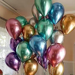 indy toys and fashion Solid Shiny Balloons For Birthday | Anniversary | Any Special Event Party Decoration Balloon-picture-18