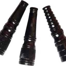 divine bazaar Handmade Chillum With Gitti (Pack of 3) Earthenware Outside Fitting Hookah Mouth Tip-picture-11