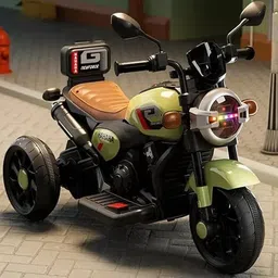 littlepup RX-100 Motorcycle with LED Lights and music with Foot Accelerator Bike Battery Operated Ride On image 2