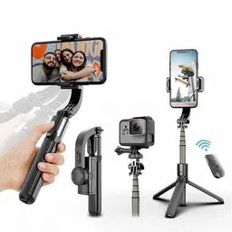 EVAAENTERPRISES Model (Q08 Gimbal) 3 Axis Gimbal for Mobile image 2