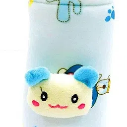 manan shopee Slim Neck Feeders Soft Plush Stretchable Baby Feeding Bottle Cover 125ml image 2