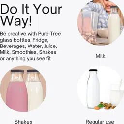 glassbunny 200 ml Glass Bottle image 2