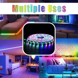 tawny 216 LEDs 3 m Multicolor Steady Strip Rice Lights image 5