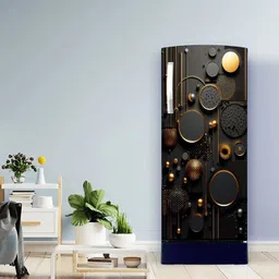 vrdb expert 49 inch Fridge Single Door Wallpaper Sticker Wrap For Refrigerator Self Adhesive Sticker Self Adhesive Sticker-picture-10