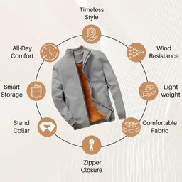 mia fashion Men Solid Biker/Riding Jacket image 4