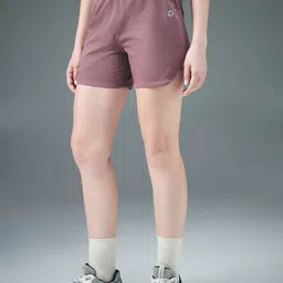 technosport Solid Women Pink Sports Shorts-picture-13