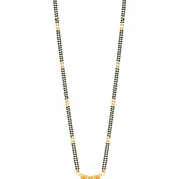 MEENAZ Gold-Plated & Beaded Long Wati Mangalsutra image 3