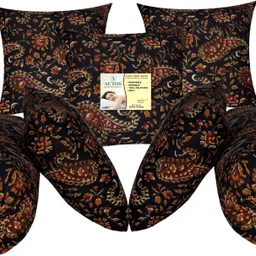 actos 2 Bolster and 5 Microfibre Floral Cushion Pack of 7-picture-44