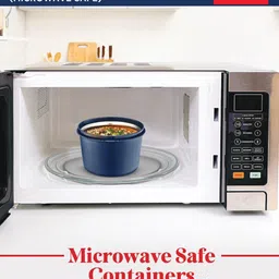 classic essentials Supreme Microwave Safe Set of 5 with Bottle|Bag & Cutlery 5 Containers Lunch Box image 2