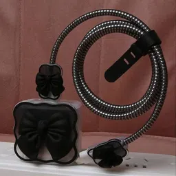 RidivishN FLower 18w-20w IPhone Charger Case 3D Design.. Cable Protector image 2