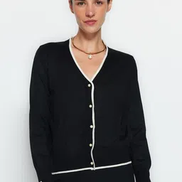 Trendyol V-Neck Ribbed Cardigan-picture-34