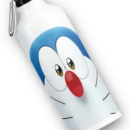 printingzone Doraemon Sipper Doraemon Water Bottle Cartoon Sipper For Girls Boys (T) 600 ml Water Bottle image 2