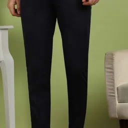 fubar Men Regular Fit Black Viscose Rayon Trousers image 4