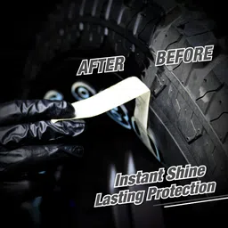 wavex Tyre Polish for Car & Bike 1 L, Tyre Dresser Brush Combo image 4