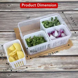 home trust Plastic Fridge Container - 1800 ml image 2