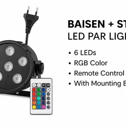 paralight 6 LED PAR LIGHT Disco Ball Set image 2