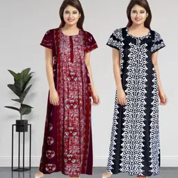 homezilla Women Nighty Set-picture-21