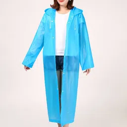 firmed string Solid Women Raincoat image 1