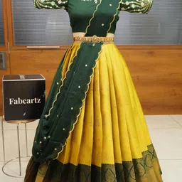 sonu creation Self Design Semi Stitched Lehenga Choli-picture-20