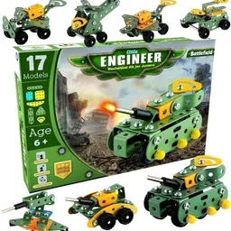 shipease Battlefield Little Engineer Mechanical Kit for Kids Building Construction Toys-picture-21