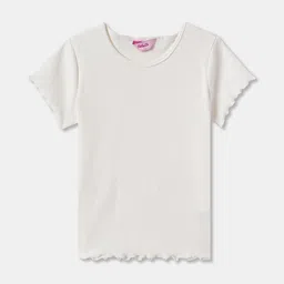 R&B Girls Printed Cotton Dungaree With T-Shirt image 3