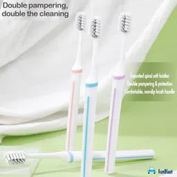 funblast Tooth Brush Set - Pack of 6 for Kids & Adults, Extra Soft Bristles for Sensitive Ultra Soft Toothbrush image 2