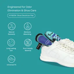Hygeen Activated Charcoal Shoe Deodorizer | Natural Odor & Moisture Eliminator (2 Set) Odour Control image 5