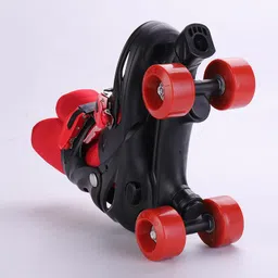zinnia Roller Skates with Break for Kids Adjustable Inline 4 Wheels Skating Shoes Quad Roller Skates - Size 7-9 UK image 3