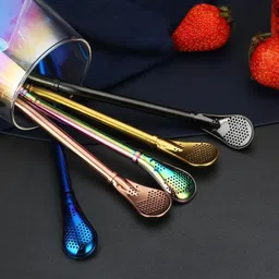 ji and ja Spoon Drinking Straw image 3