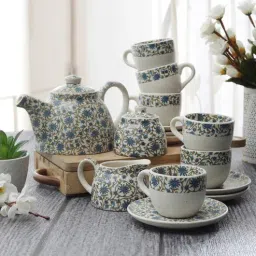 miah decor Bee Blue Ceramic (Set of 15) Teaware Set-picture-32